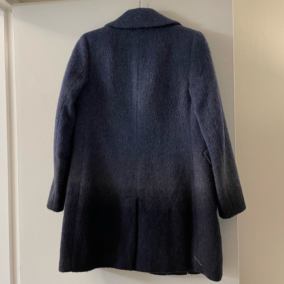 Ombré navy wool coat - Picture 2 of 13